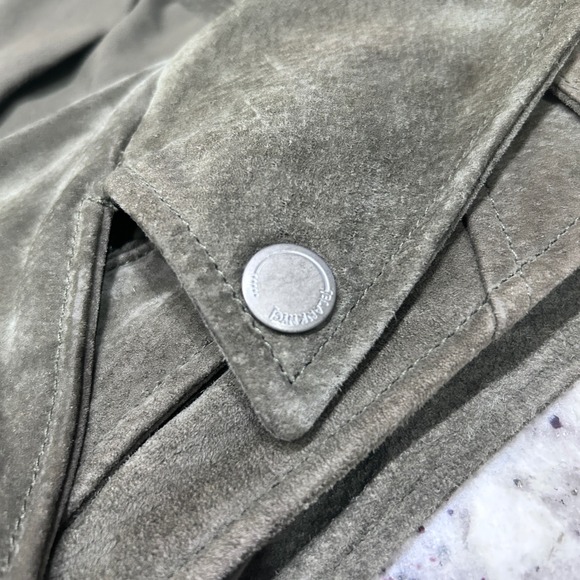 BLANKNYC Suede Moto Vest in Olive | Size‎ Small - Picture 6 of 13